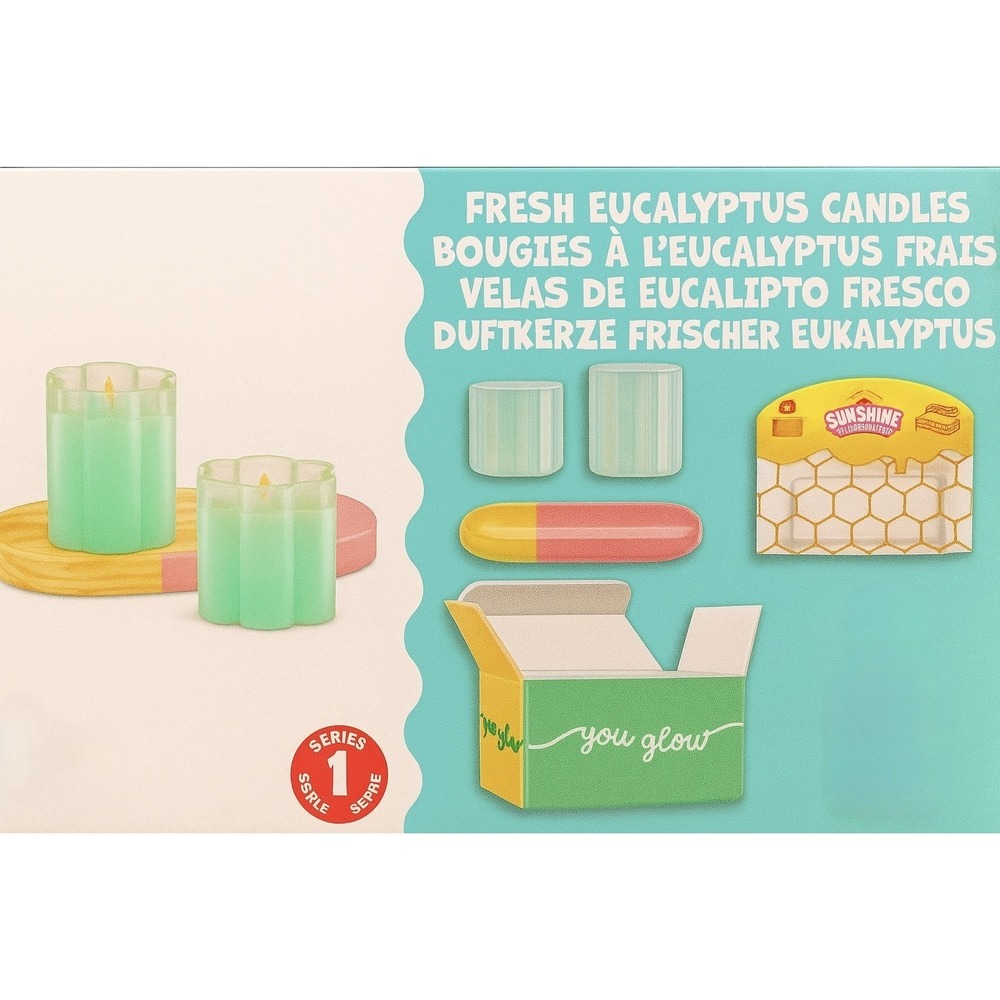 MGA Mini-Verse *Make It Mini Lifestyle Series 1* Fresh Eucalyptus Candle READ